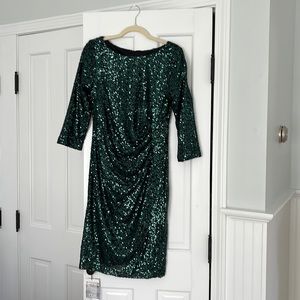 Sequin holiday dress, never worn!  Size 10, Jessica Howard